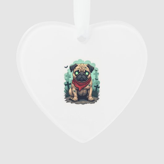 Zombie-Mops-Parade Ornament (Vorderseite)