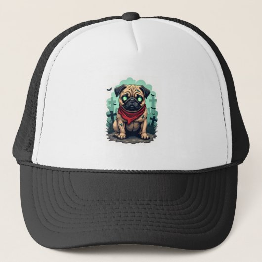 Zombie-Mops-Parade Truckerkappe (Vorderseite)