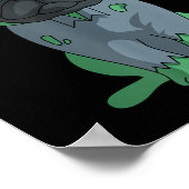 Zombie-Mops Poster (Ecke)