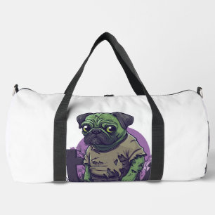Zombie-Mops � Untoter lustiger Halloween-Hund Duffle Bag