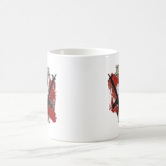 Zombie-Mörder 4 Kaffeetasse (Mittel)
