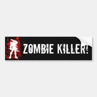 ZOMBIE-MÖRDER! Autoaufkleber