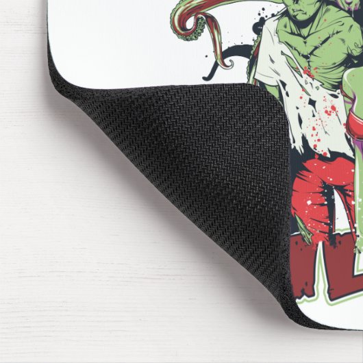 Zombie-Mörder Mousepad (Ecke)