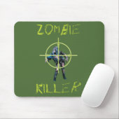 Zombie-Mörder und Fadenkreuz Mousepad (Mit Mouse)