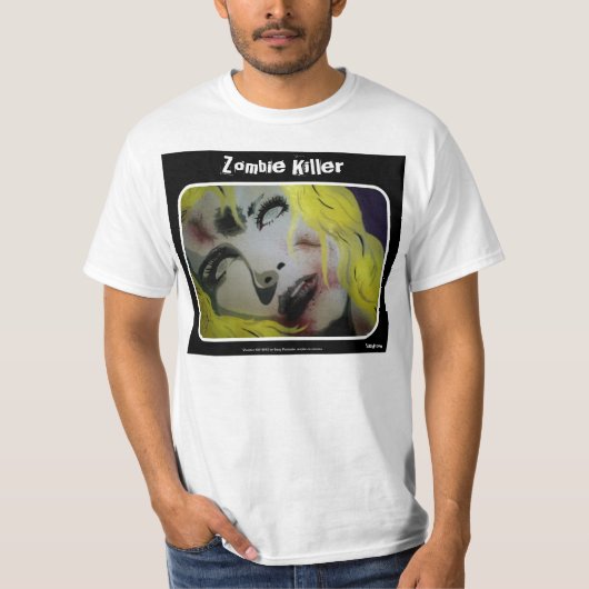 "Zombie-Mörder-" Wert-Shirt T-Shirt (Vorderseite)