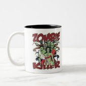 Zombie-Mörder Zweifarbige Tasse (Links)