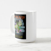 Zombie Mother and Son Halloween Card Kaffeetasse (Vorderseite Links)