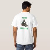 Zombie Motorradfahrer T - Shirt (Schwarz voll)