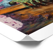 Zombie Mugshot Halloween Poster (Ecke)