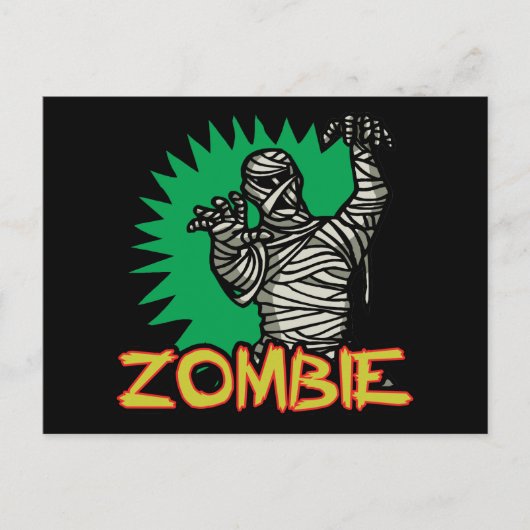 Zombie Mummy Postcard Postkarte (Vorderseite)