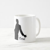 Zombie Music Kontur Kaffeetasse (VorderseiteRechts)