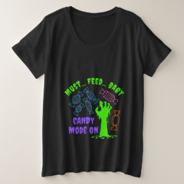 Zombie muss Baby Candy Mother-to-be-T - Shirt Gefü