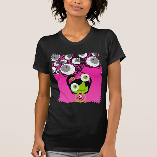 Zombie mustert sauren Apple-T - Shirt (Vorderseite)