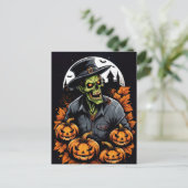Zombie-Nacht Postkarte (Stehend Vorderseite)