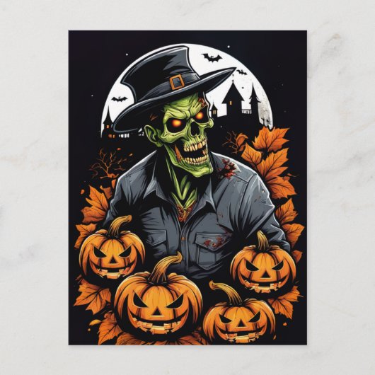 Zombie-Nacht Postkarte (Vorderseite)