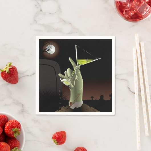 Zombie Napkins Serviette (Beispiel)