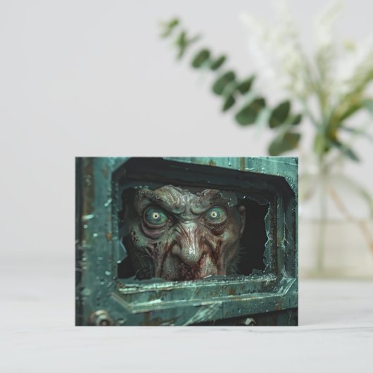 Zombie Nathaniel Postkarte (Stehend Vorderseite)