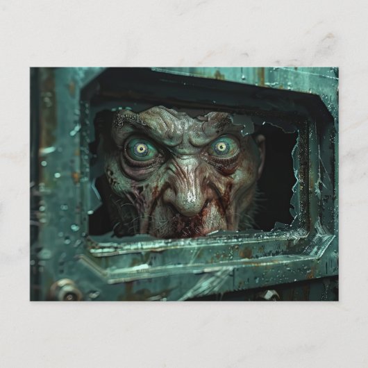 Zombie Nathaniel Postkarte (Vorderseite)