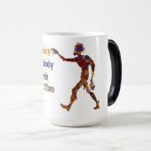 Zombie Needs Coffee Verwandlungstasse (VorderseiteRechts)