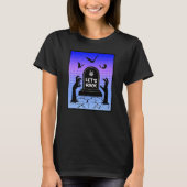 Zombie Needs To Rock Halloween Undead Design T-Shirt (Vorderseite)
