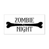 Zombie Night Gummistempel (Prägung)