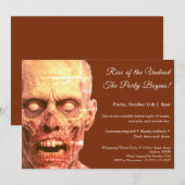 Zombie Night | Halloween Costume Party Einladung (Vorne/Hinten)