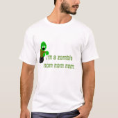 Zombie nom nom T-Shirt (Vorderseite)