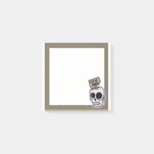 Zombie Note Post-it Klebezettel