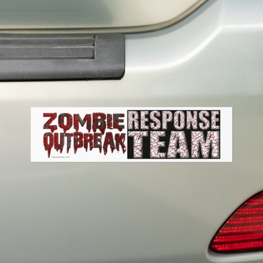 Zombie-Notfallteam Autoaufkleber (Auf Auto)