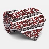 Zombie-Notfallteam Krawatte (Gerollt)