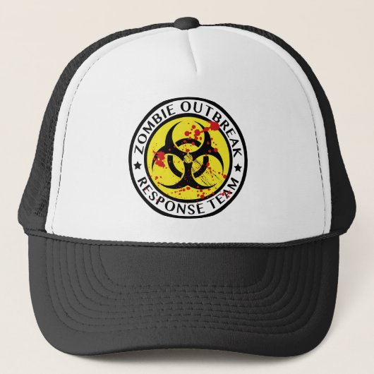 Zombie-Notfallteam Truckerkappe (Vorderseite)