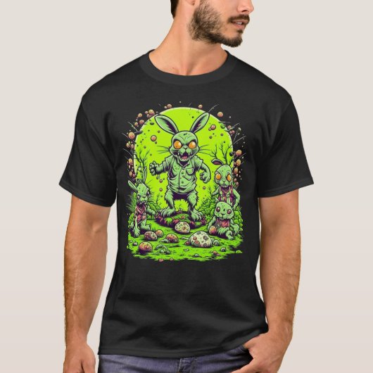 Zombie Oaster Bunny T-Shirt (Vorderseite)