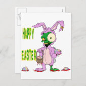 Zombie Oaster Feiertagspostkarte (Vorne/Hinten)