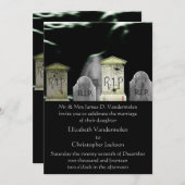 Zombie oder Ghost Wedding Einladung (Vorne/Hinten)