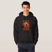Zombie Oilfield Worker Must Frack Halloween Costum Hoodie (Vorne ganz)