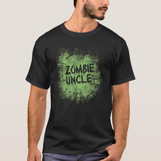 Zombie Onkel coole faule halloween Kostüme zombies T-Shirt (Vorderseite)