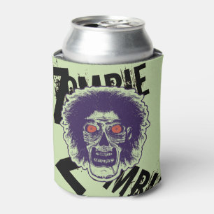 Zombie-Orange-Augen-Grün-Getränkehalter Dosenkühler