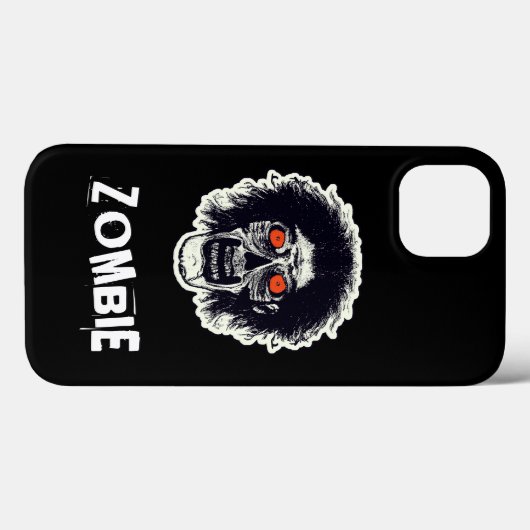 ZOMBIE Orange Eyes Case-Mate iPhone Hülle (Rückseite (Horizontal))
