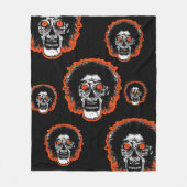 ZOMBIE - Orange Eyes Multi Face Fleece Blanket (Vorderseite)