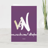 Zombie-Osterhase Feiertagskarte (Rückseite)