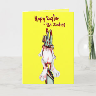 Zombie Ostern Feiertagskarte