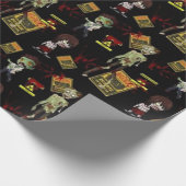Zombie Outbreak Muster Geschenkpapier (Ecke)