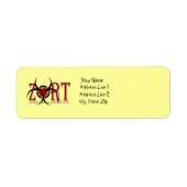 Zombie Outbreak Response Team Address Labels (Vorne)
