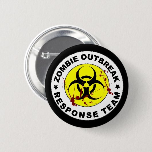 Zombie Outbreak Response Team. Button (Vorne & Hinten)