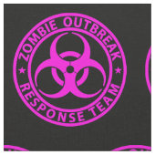 Zombie Outbreak Response Team Nebel Pink Stoff (Nahaufnahme)