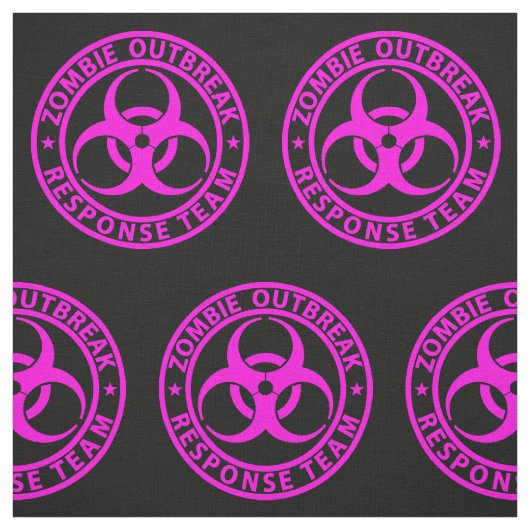 Zombie Outbreak Response Team Nebel Pink Stoff (Muster)