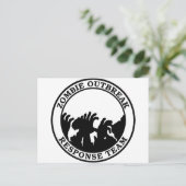 Zombie Outbreak Response Team (Zombie Hands) Postkarte (Stehend Vorderseite)