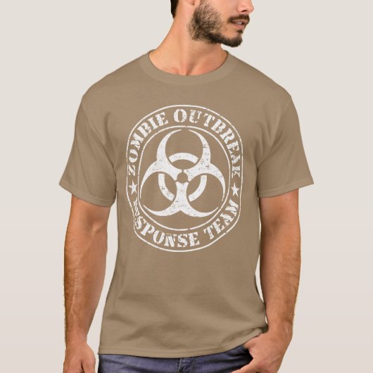 Zombie Outbreak Responseeam White Version Junge T-Shirt (Vorderseite)
