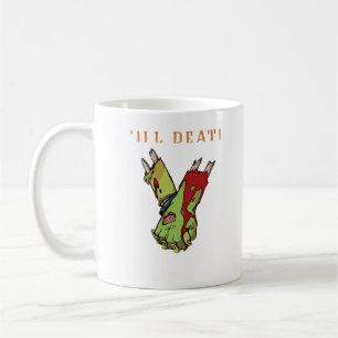 Zombie-Paar Bis Dass Der Tod Uns Scheidet Klassisc Kaffeetasse