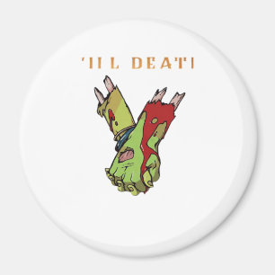 Zombie-Paar Bis Dass Der Tod Uns Scheidet Klassisc Magnet